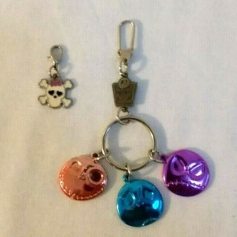 Nightmare Before CHRISTMAS Keychain and Charm Skeleton Disney Halloween Costume